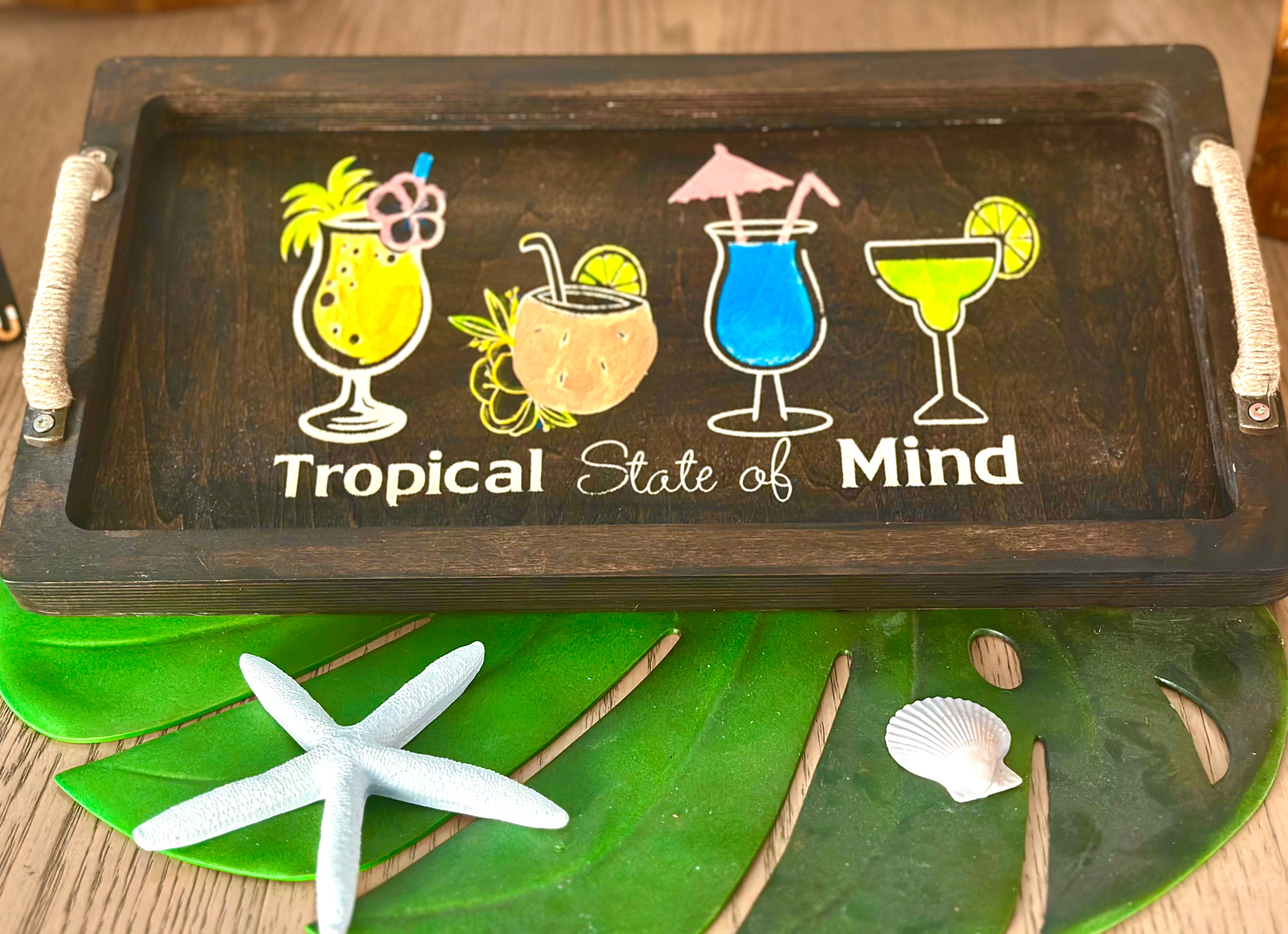 Tropical State of Mind Table Tray