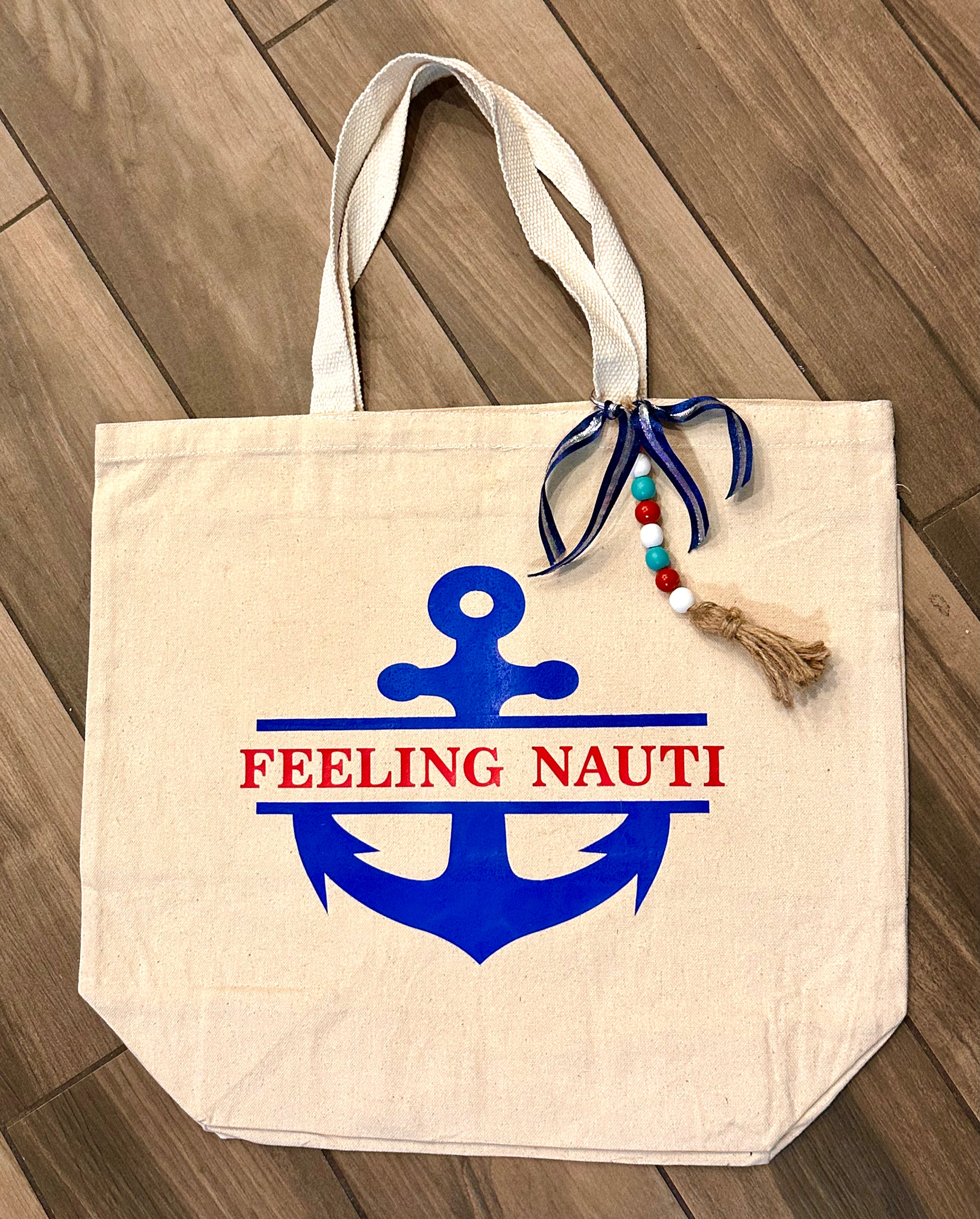 Feeling Nauti Canvas Bag