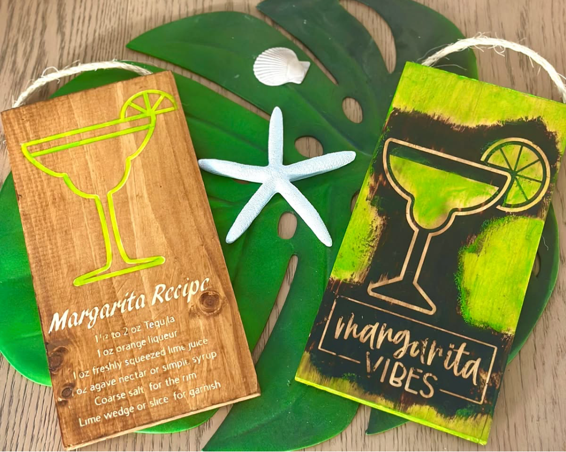 Margarita Wood Signs