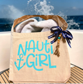 Nauti Girl Canvas Messenger Bag