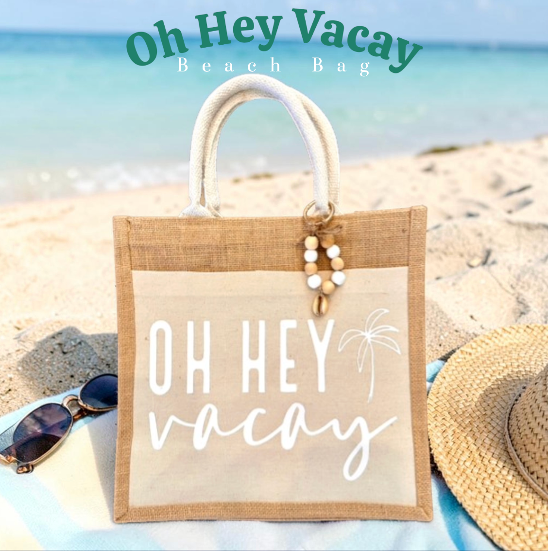 Oh Hey Vacay Canvas Bag