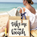 Take Me to the Beach Canvas Bag